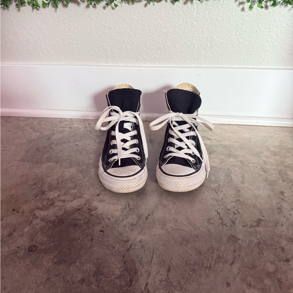Converse Black and White High-Top Sneakers
